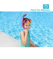 Bestway Çocuk Şnorkel Set 4 Yaş Üzeri (Pembe)