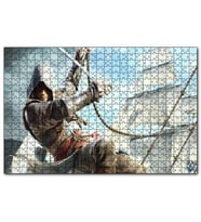 Cakapuzzle Assassins Creed Suiakstçi Yelken Halatlarında  Puzzle Yapboz MDF (Ahşap) (500 Parça)