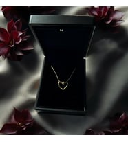 Aşk Düğüm Kolye & Işıklı Kutulu - 925 Ayar Gümüş Kolye (Gold)