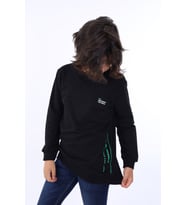 Toontoy Erkek Çocuk Baskılı Sweatshirt (Siyah)