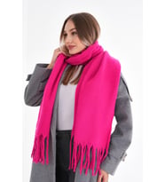 Premium Soft Buklet Atkı (Fuşya)