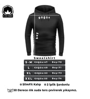 Boundless 1996 Bridge Baskılı Oversize Sweatshirt (Siyah)
