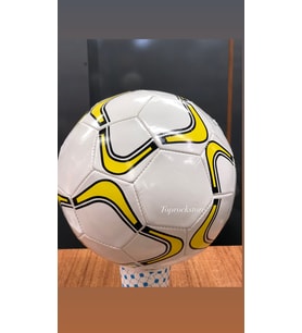 Dikişli Futbol Topu 5 Numara (Beyaz)