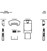 Meriç® Isuzu D Max Tek Kabin 2X2 Maun Kaplama Maun 14 Parça 2005-2006 (Karbon)
