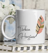 Kişiye Özel Tasarım Kupa Bardak 98490 (Turkuaz)