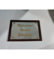 dekoratif ayna (Kahverengi)