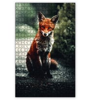Cakapuzzle Mahsum Tilki Puzzle Yapboz MDF (Ahşap) (500 Parça)