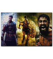Cakapuzzle Gladyatör Troy ve 300 Spartalı Kompozisyon  Puzzle Yapboz MDF (Ahşap) (500 Parça)