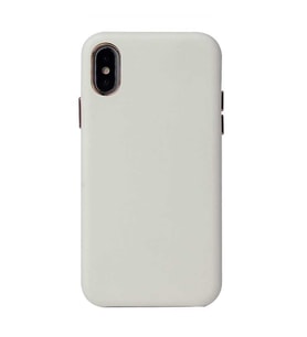 Apple iPhone XS Kılıf Zore Eyzi Kadife İç Yüzey Suni Deri Kılıf (Beyaz)