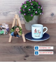 Patoloji Teknikeri Türk Kahvesi Fincanı Ahşap Altlıklı ve Fotoğraflı Ahşap Anahtarlık Hediye Tıp Bayramı Hediyesi (Model 4)