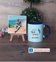 Tarih Öğretmeni Fotoğraflı Dekoratif Taş, Kupa Bardak Beyaz Hediye (Model 3)
