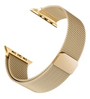 Microsonic Apple Watch Ultra 2 Milanese Loop Kordon Iridescent (Gold)