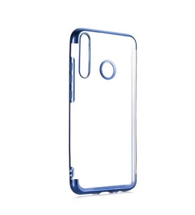 Alcatel 1S 2020 Kılıf Zore Dört Köşeli Lazer Silikon Kılıf (Mavi)