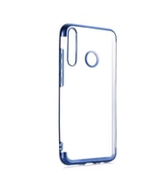 Alcatel 1S 2020 Kılıf Zore Dört Köşeli Lazer Silikon Kılıf (Mavi)
