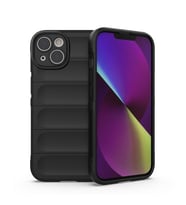 IPHONE 13 UYUMLU OPTİMUM LENS KORUMALI SİLİKON KILIF (Siyah)