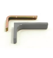 Gürçay Raf Altı Bağlantı Aparatı 12cm Kapaklı (2 Adet) (Beyaz)