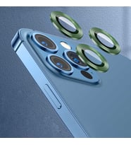  Apple iPhone 11 Pro Max Kamera Koruyucu Lens CL-07 (Koyu Yeşil)