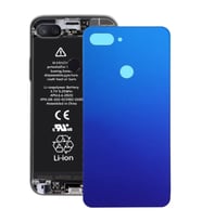 Xiaomi Mi 8 Lite Uyumlu Arka Kapak Pil Batarya Kapağı M1808D2TG (Mavi)