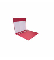 Evrak Sunum Tanıtım Firma Klasörü A4 Pvc 3 cm 4 Halkalı 250 Yaprak Kapasiteli Ring Binder File 27,5x32 cm (Kırmızı)