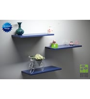 DUVAR RAF SETİ (50CM ÜÇLÜ ) (Lacivert)