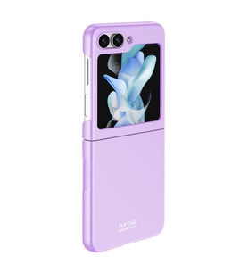 Microsonic Samsung Galaxy Z Flip 5 Kılıf Shape Hard Cover Siyah (Lila)