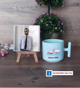 Fen ve Teknoloji Öğretmeni Fotoğraflı Dekoratif Taş, Kupa Bardak Beyaz Hediye (Model 12)