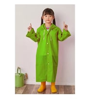 Unisex Çocuk Yağmurluğu (Yeşil)