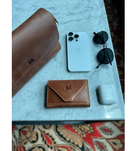 Mia 2190 Hakiki Deri Kadın Akordiyon Cüzdan (Taba)