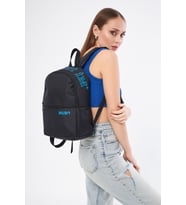 MUBO Shpirti Im Su Geçirmez Unisex Okul Spor Günlük Kullanım Sırt Çantası SH0123 (Mavi-Siyah)
