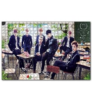 Cakapuzzle BTS Koreli Gençler  Puzzle Yapboz MDF (Ahşap) (255 Parça)