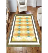 Dijital Kaymaz Taban Yıkanabilir Salon Halısı Mutfak Halısı Koridor Halısı Yolluk ND-HS-254 (Gold)