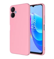 Tecno Spark 9 Pro Kılıf Kamera Korumalı iÇi Süet Dokulu Lansman Tipi Silikon (Pembe)