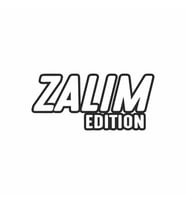 Zalim Edition Araba Sticker siyah 17x8 CM (Siyah-Siyah)