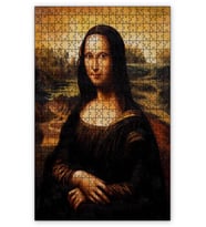 Cakapuzzle Mona Lisa Görseli Puzzle Yapboz MDF (Ahşap) (500 Parça)