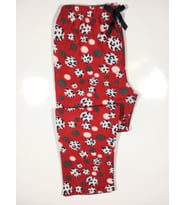 Cepsiz Kışlık Polar Kadın Pijama Altı Tek Alt je18 (Kırmızı)