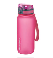 Uzspace 650 ml Tritan Su Matarası 14 Farklı Renk Softtouch  (Pembe)