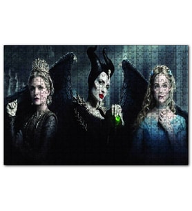 Cakapuzzle  Maleficent Kadınları Görseli  Puzzle Yapboz MDF (Ahşap) (500 Parça)