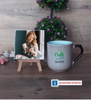 Gıda Mühendisi Fotoğraflı Dekoratif Taş, Kupa Bardak Beyaz Hediye (Model 10)