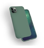 Apple iPhone 11 Pro Kılıf Zore Silk Silikon (Yeşil)