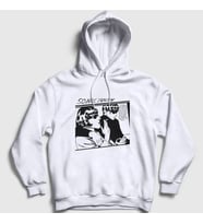 Presmono Unisex Beyaz Goo Sonic Youth Kapüşonlu Sweatshirt 452730tt (Beyaz)