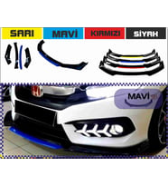 Peugeot 106 Ön Tampon Eki Bodykit Karlık Lip (Mavi)