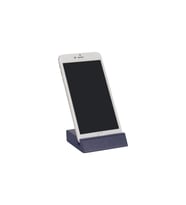 Kartvizitlik ve Telefon Tutucu Masaüstü Business Card and Phone Holder Rainbow Vegan 7,7x7,7 cm (Lacivert)