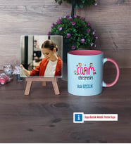 Öğretmenler Günü Hediyesi Fotoğraflı Dekoratif Taş, Kupa Bardak Beyaz Hediye (Model 6)