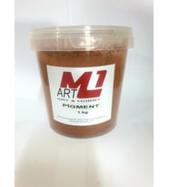 M1 ART Toz Pigment Boya 1.kg -epoksi Reçine-poliüretan Reçine-polyester Reçine Boyası (Kahverengi)