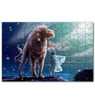 Cakapuzzle Perisi Ve Aslan Burcu Görseli Puzzle Yapboz MDF (Ahşap) (1000 Parça)