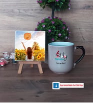 Patoloji Teknikeri Fotoğraflı Dekoratif Taş, Kupa Bardak Beyaz Hediye (Model 10)