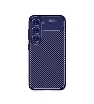 Galaxy S23 Kılıf Zore Negro Karbon Tasarım Silikon Kılıf (Lacivert)