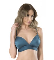 Fabony Bayan Bralet Boş Cup Desteksiz Sütyen 3110 (Petrol)