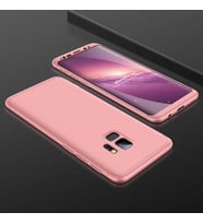 Galaxy S9 Plus Kılıf Zore Ays Full Koruma Kılıf (Rose)