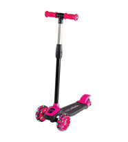 3 Led Işıklı 3 Tekerlekli Yüksek Ayarlı Turuncu Scooter +3 Yaş 3+ Yaş Mavi (Pembe)